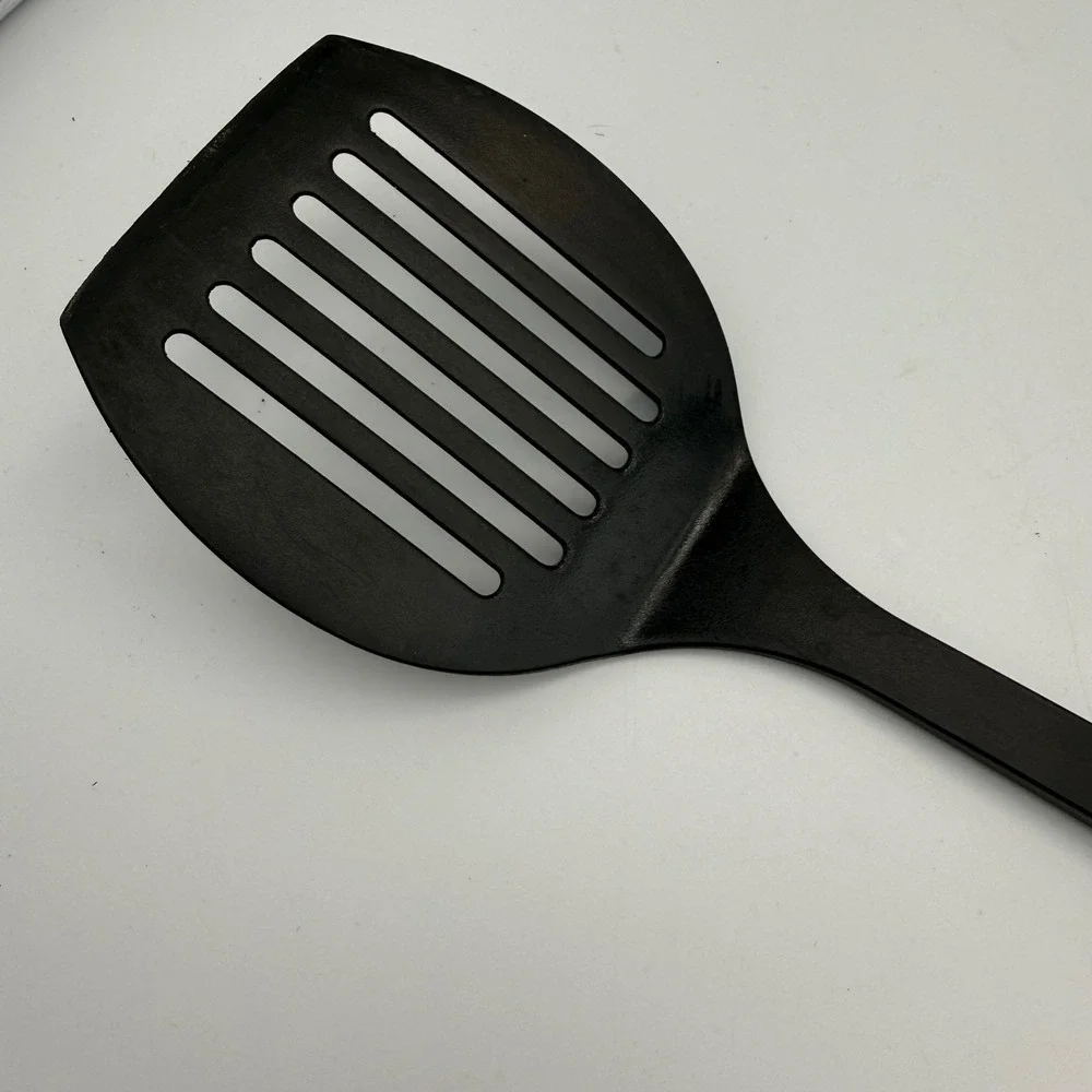 Calphalon Black Nylon Slotted Turner Spatula Heat Resistant 400F Made in USA